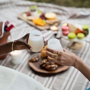 Uncommon James Silicone Wine Glasses (Set of 4)